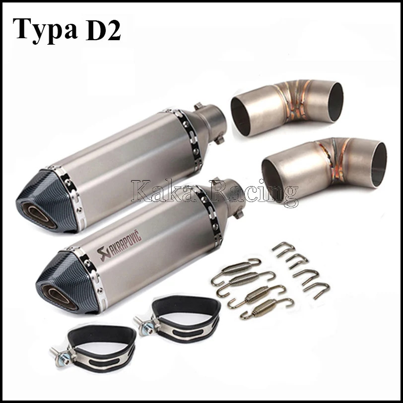 Выхлопная система мотоцикла Akrapovic глушитель выхлопная труба среднего канала
