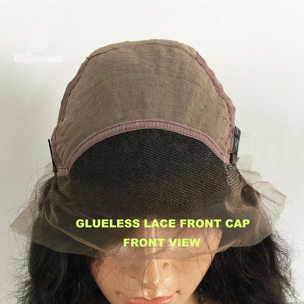 Eversilky Glueless Ombre Парик Синтетические волосы на кружеве человеческих волос парики для Для женщин бразильская холодная завивка Синтетические волосы на кружеве парик Волосы remy предварительно сорвал
