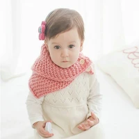 winter new year girl boys knitting wool scarf bib collar scarf supporting thick warm to neck is no longer cold mz5b