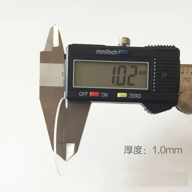 

Free Shipping 2pc 1.0mm 33-37.5mm Flat Sapphire Watch Glass Crystal 1pc