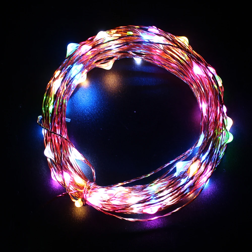 RGB Dream мигающее освещение цветной на батарейках 3 м 30 светодиодный s сказочный для