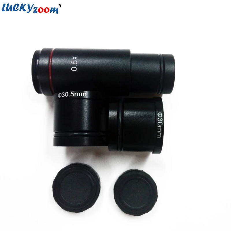 Объектив для микроскопа 0.5X C Mount 23 2 мм 30 5 CCD CMOS камера адаптер цифровой окуляр