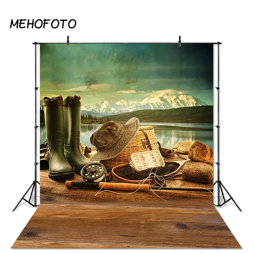 MEHOFOTO West ковбойский Фотофон деревянный тематический портретный для фотостудии