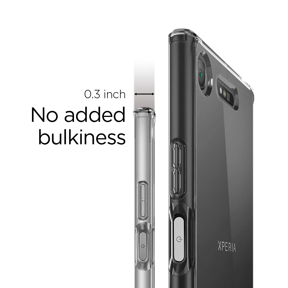 100% Оригинальные Spigen Ультра Гибридный чехол для Sony Xperia XZ1 Телефонные Чехлы Crystal Clear