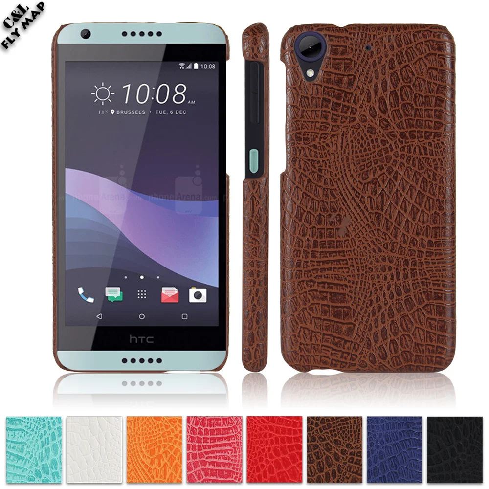 Крокодиловый Чехол для HTC Desire 626 D626 винтажный жесткий защитный чехол ПК телефона