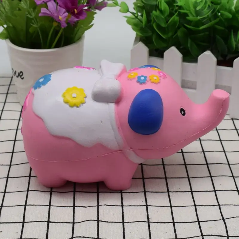 

Cute lovely Squishy Kawaii pink Elephant Squishy soft Slow Rising Soft Stuffed Kids Squeeze Toys Funny Pressure Release Gifts