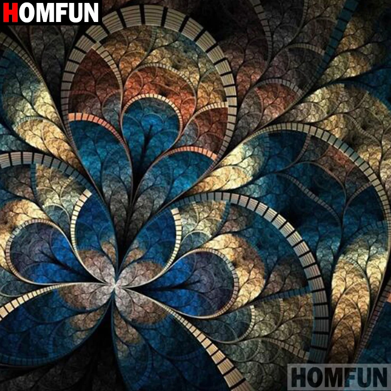 Алмазная 5D картина HOMFUN Цветочный пейзаж вышивка крестиком полное покрытие