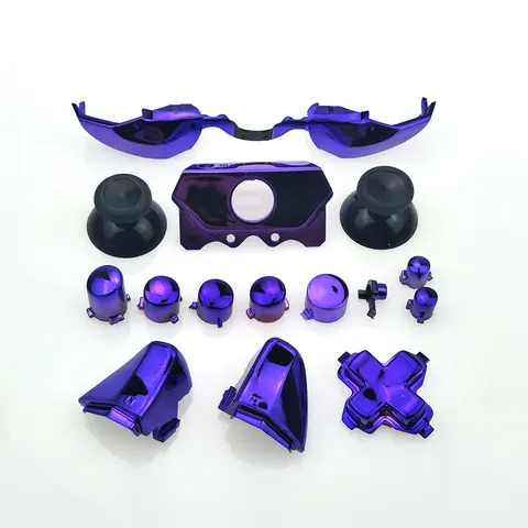 Твердые пусковые кнопки для бампера, сменные Пластиковые и хромированные полные комплекты, D-pad LB RB LT RT Кнопка ABXY для контроллера Xbox One Elite