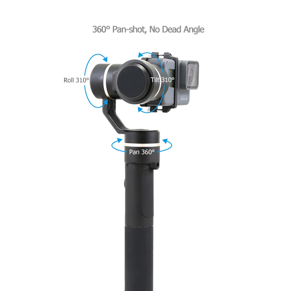 Feiyu G5 360 градусах брызг 3 оси handhel Gimbal DSLR камера стабилизатор для GoPro HERO5 4 +/для