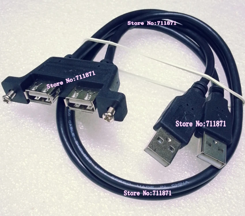 Usb-удлинитель с фиксированным винтом папа и мама 50 см | Электроника