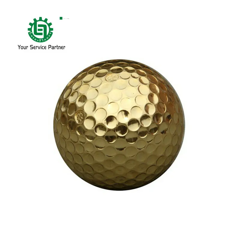 4 шт. Золотой мяч из двух частей аксессуары для гольфа тренировочный 2 слоя