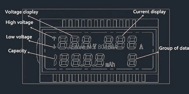 USB-тестер емкости аккумулятора 3-7 в 3 5 а с цифровым ЖК-дисплеем | Инструменты