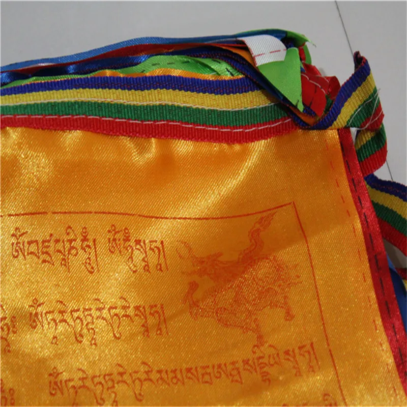Высококачественный атласный 10 инкантаций тибетская ткань Хадад молитвенный