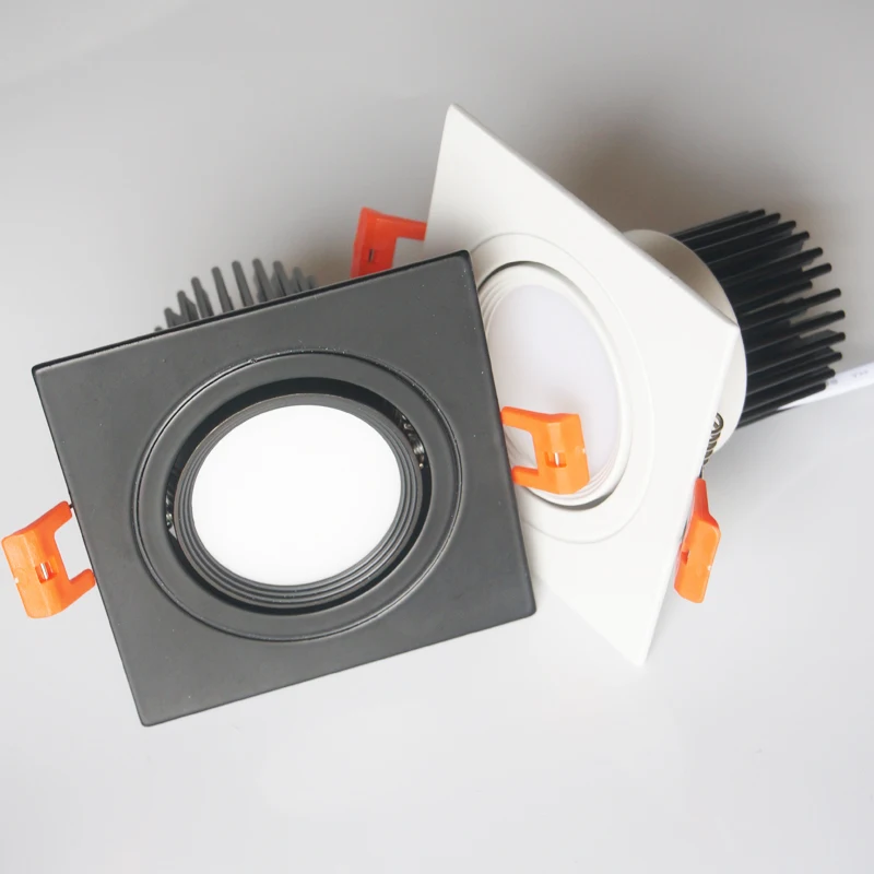 

Встраиваемый Точечный светильник HKOSM, Алюминиевый, квадратный, с регулируемой яркостью, 6 Вт, 9 Вт, 12 Вт