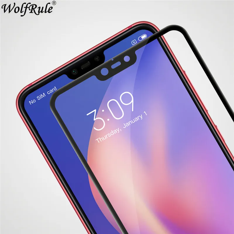 Защитное стекло для ЖК-экрана закаленное с полным покрытием xiaomi mi 8 Lite Xio 2.5D пленка
