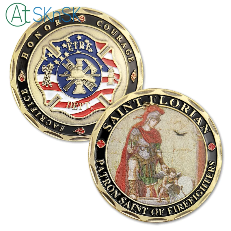 AtSKnSK/оптовая продажа 50 шт./лот античные бронзовые пожарные античные|gift gifts|gift coingift
