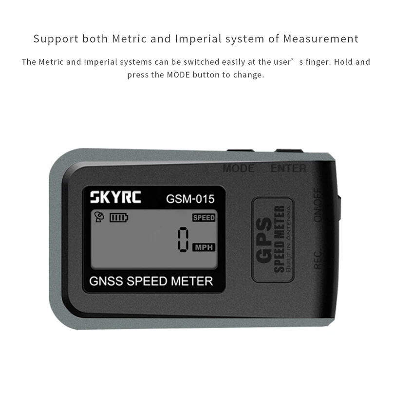 SKYRC Высокоточный ГНСС gps измеритель скорости GSM-015 gps измеритель скорости для радиоуправляемого дрона FPV мультироторный Квадрокоптер самолет вертолет
