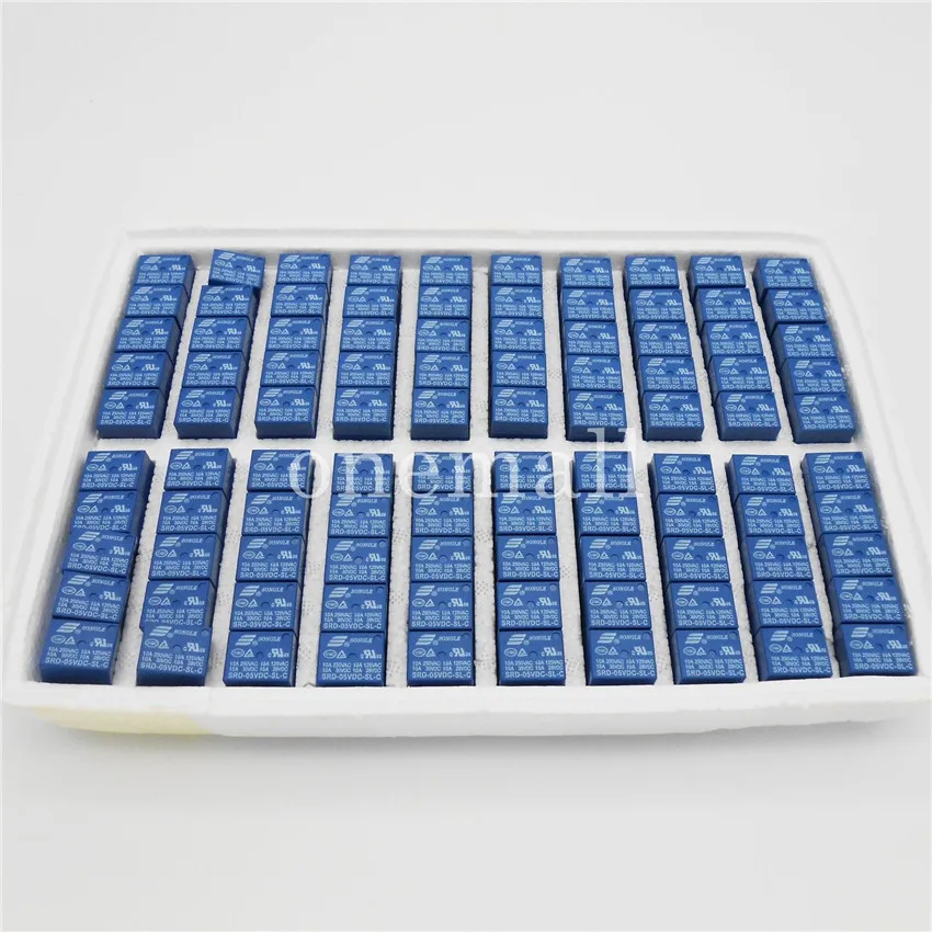 100X SRD 05VDC SL C 5 контактов SONGLE Power Relay 5V DC SPDT PCB Type|relay control|pcb penpcb dc converter |