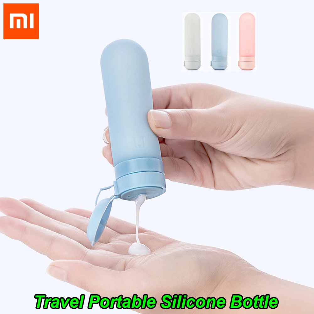 Xiaomi Youpin U путешествия под бутылки силиконовый Портативный легкая мягкая и приятная на ощупь ткань; полезный, безопасный 50 мл/шт. для Семья дорожная сумка