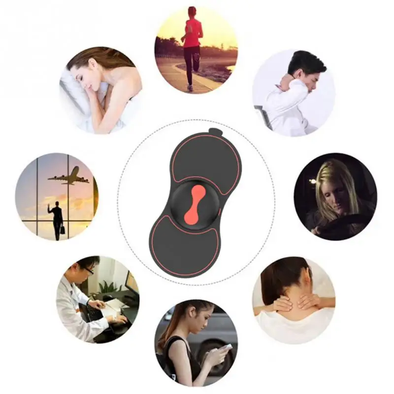 Плечо физиотерапия массажер электрический всего тела Relax мышц шеи живот Стикеры