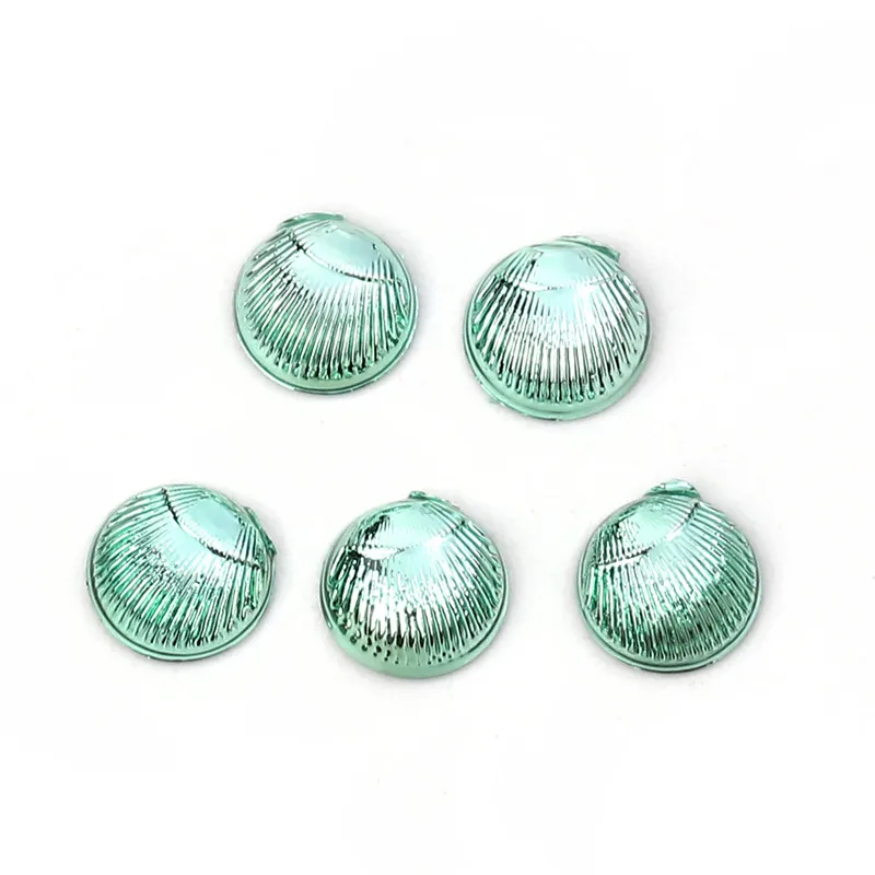 DoreenBeads акриловое купольное уплотнение круглый кабошон зеленый красный перо