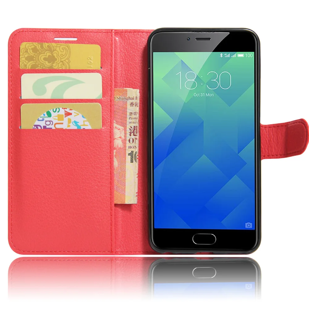 Purse Flip Card Pouch Stand Crystal Diamond Rhinestone Cover Case For Meizu Meilan 5 |