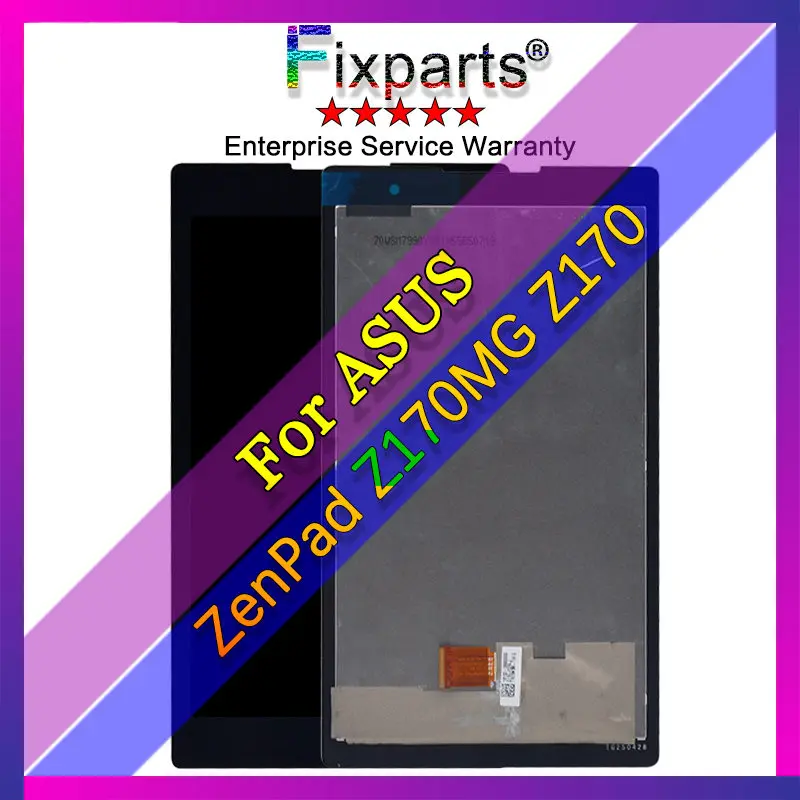 Оригинальный ЖК-дисплей для Asus ZenPad C 7.0 Z170 Z170CG P01Y с искусственной кожей черная