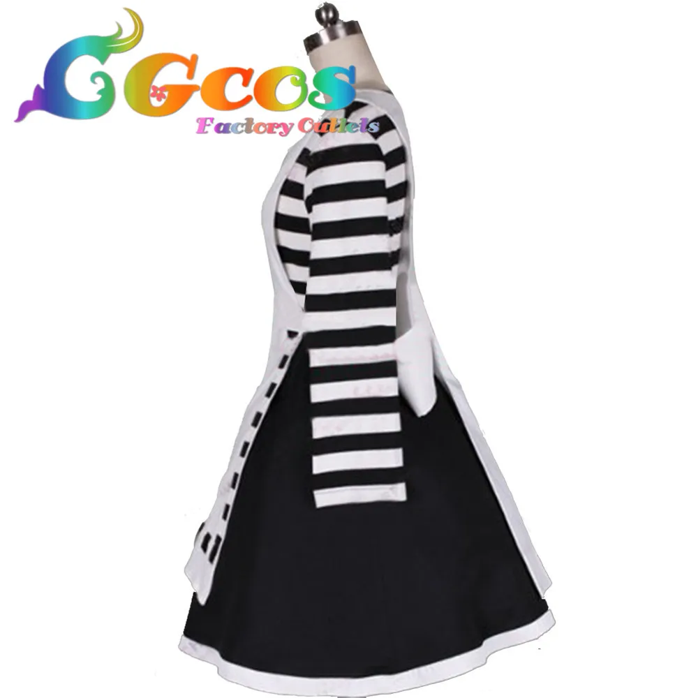 CGCOS Бесплатная доставка костюм Алисы для косплея: Алиса: безумие возвращается