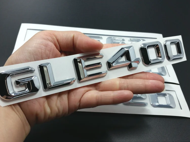 Значок Задняя эмблема багажника для Mercedes GLE Class GLE400 GLE320 GLE300 GLE63 хромированные