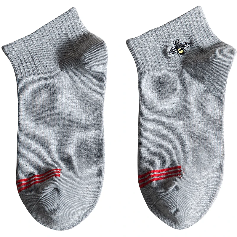 Женские/мужские Весенние/летние корейские носки Харадзюку с милой вышивкой