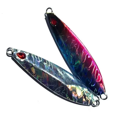 1 Ufishing Bronzing металл джиг 1 шт./лот Лазерная роспись Отсадки Рыбалка приманки 60 г приманка для морской рыбалки качество 3D привести искусственные приманки - Цвет: 1