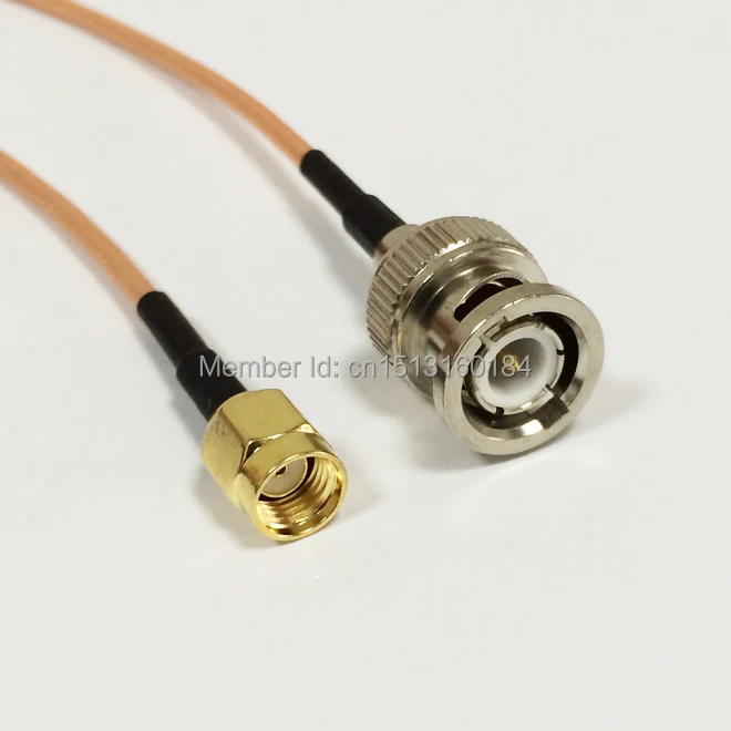 Новая RP SMA штепсельная вилка BNC Male RG316 кабель 15 см 6 дюймовый адаптер для WIFI
