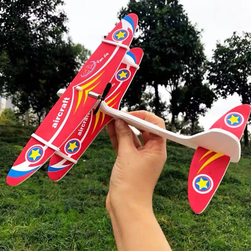 DIY Biplane Glider с питанием от пены перезаряжаемый Электрический летательный аппарат