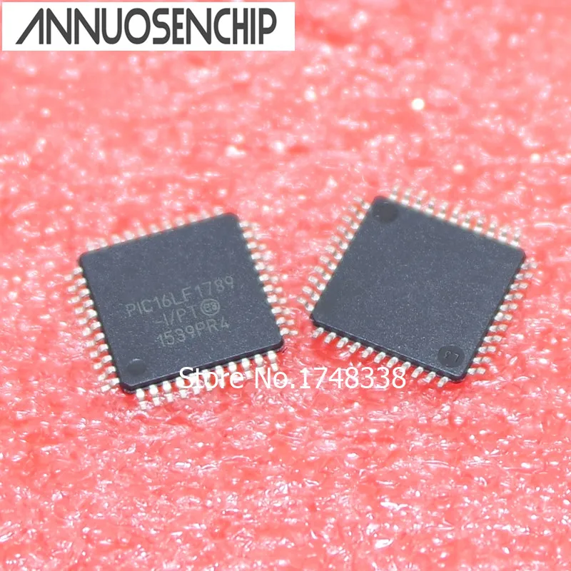 Бесплатная доставка 2 шт. флэш-память PIC16F1789 MCU 8-bit PIC16 PIC RISC 28KB 3 В/5 В 44tqfp новая