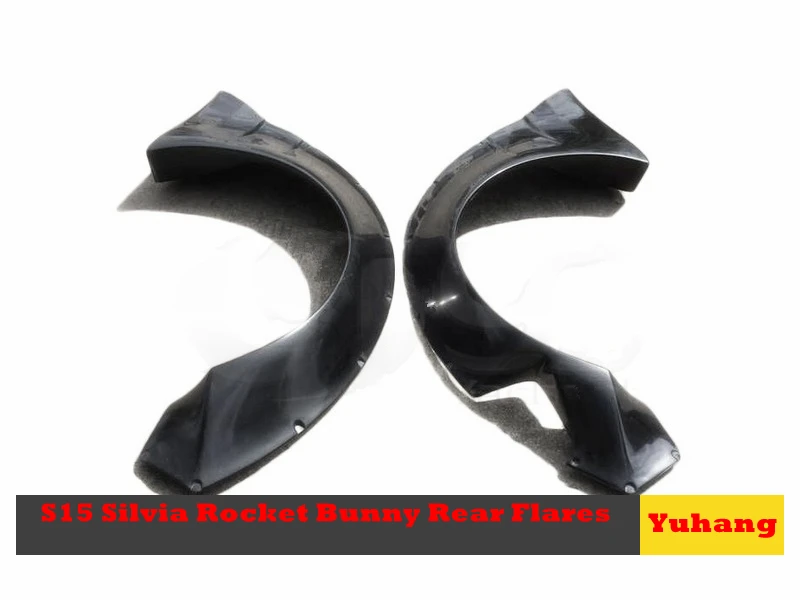 FRP стекловолокно ракета Кролик Стиль заднее крыло и переднее 4 шт для 1999-2002 S15 Silvia |