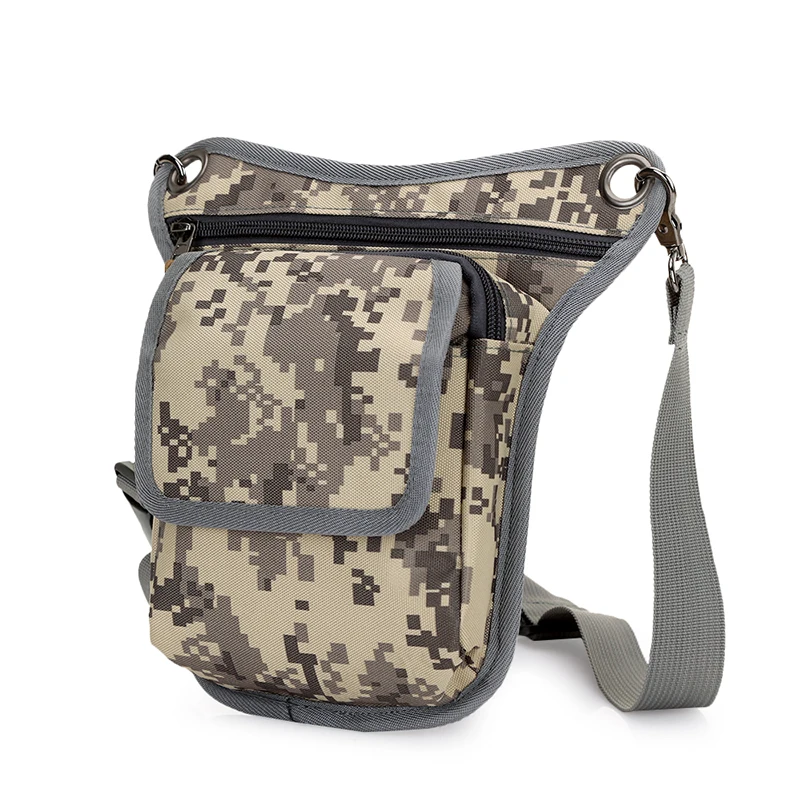 Мужская Холщовая Сумка DIDA BEAR черная или хаки многофункциональная