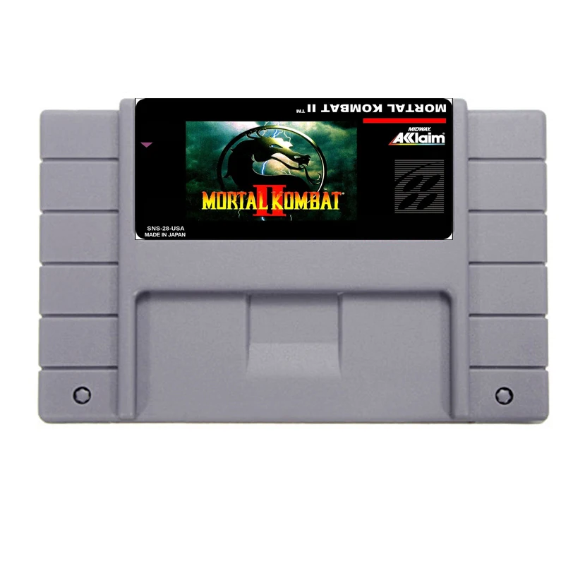 Лидер продаж 16bit 46pin карточки для Супер игры-MK 2 | Электроника