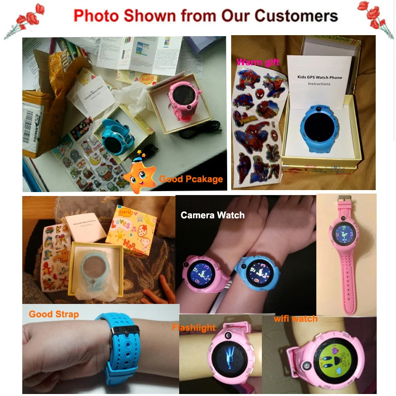 Vm50 Смарт часы для детей с Камера gps местоположение Q360 ребенка Touch smartwatch SOS Anti