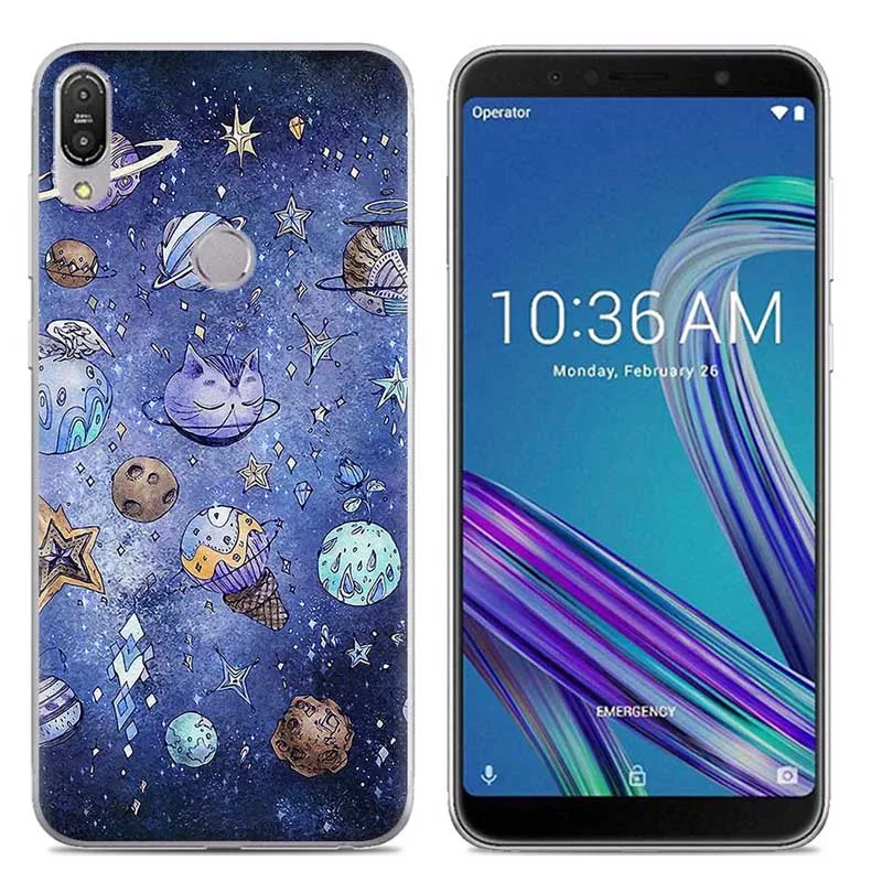 Для ASUS Zenfone Max Pro M1 ZB601KL чехол с принтом Мягкий силиконовый для ZB602KL ZB 602KL X00TD |