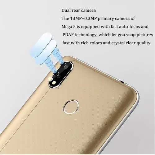 Мобильный телефон Coolpad Mega 5 с глобальной версией, 3 Гб ОЗУ, 32 Гб ПЗУ, аккумулятор 3000 мАч, 5,7 дюйма, HD Две камеры заднего вида, Android Oreo 8,1