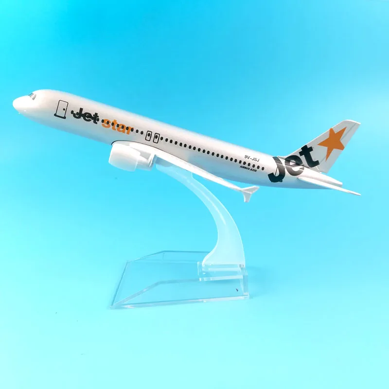 Бесплатная доставка модель самолета из металлического сплава 16 см A320JETSTAR Airlines