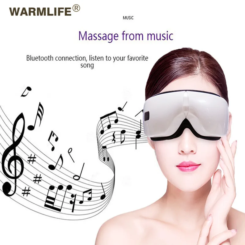Складной электрический массажер для глаз компрессионная Беспроводная