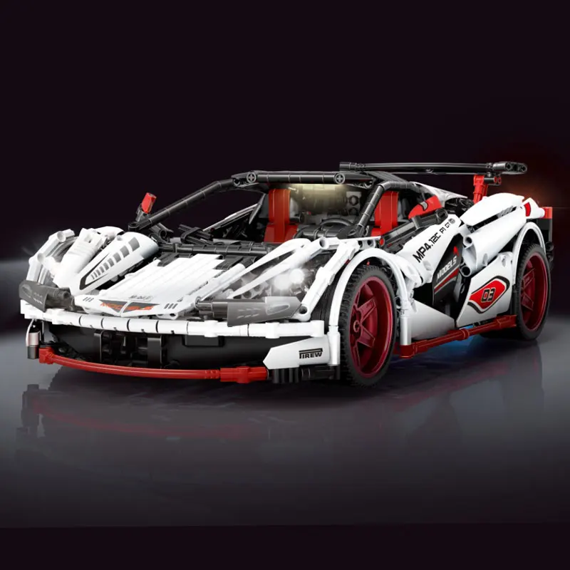 Новый Technic 20087 McLaren P1 Hypercar 1:8 гоночный автомобиль строительные блоки кирпичи