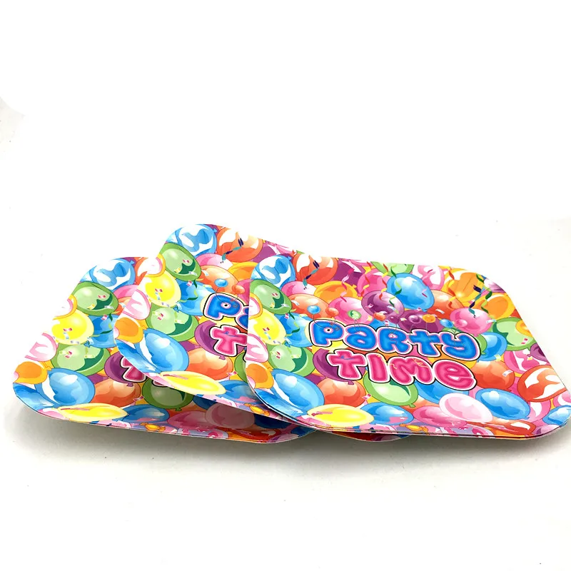 10 шт./лот квадратные тарелки на день рождения вечерние рождения|party favors|party suppliesplate