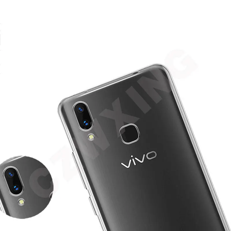 Чехол для ViVo V11i силиконовый мягкий прозрачный чехол из ТПУ V 11 VivoV11i Pro задняя