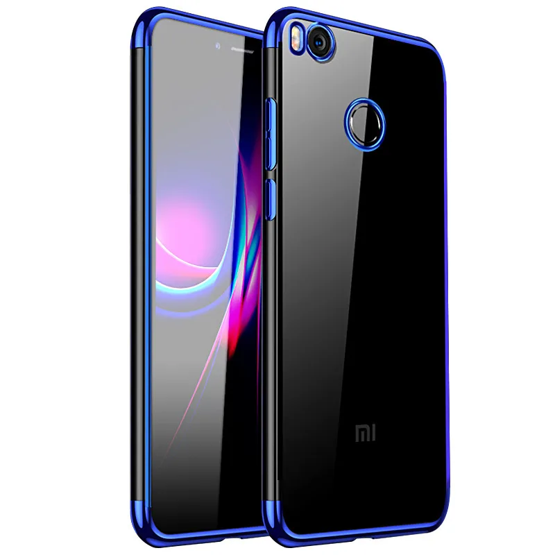 SRHE Xiaomi Mi Max 2 Case Cover For 3 Max3 Pro Silicone TPU Soft Plating Luxury Max2 Back |