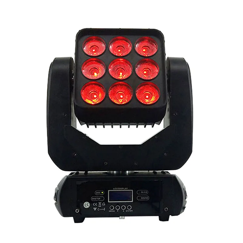 DJ оборудование 9x12 Вт светодиодный матричный DMX512 луч движущаяся головка для свадебного украшения Рождественский для дома светодиодный светильник диско-сценический