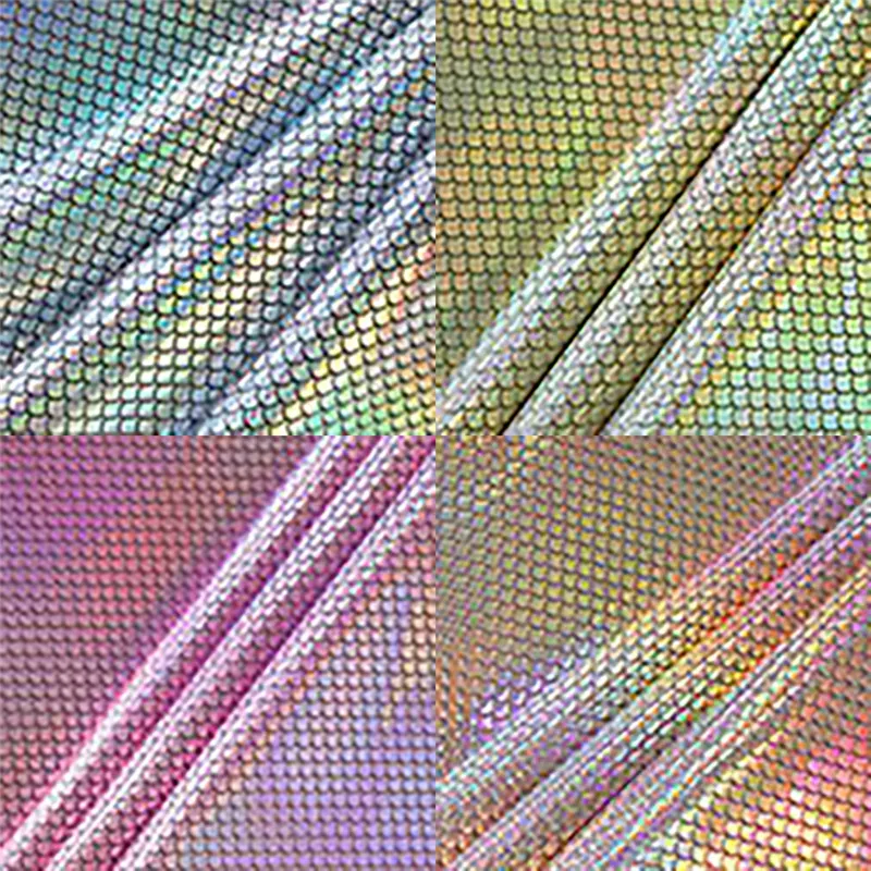 A4 Laser Shell Pattern PU Leather Fabric High Quality Synthetic DIY Sewing Material for Handmade Crafts Wholesales | Дом и сад
