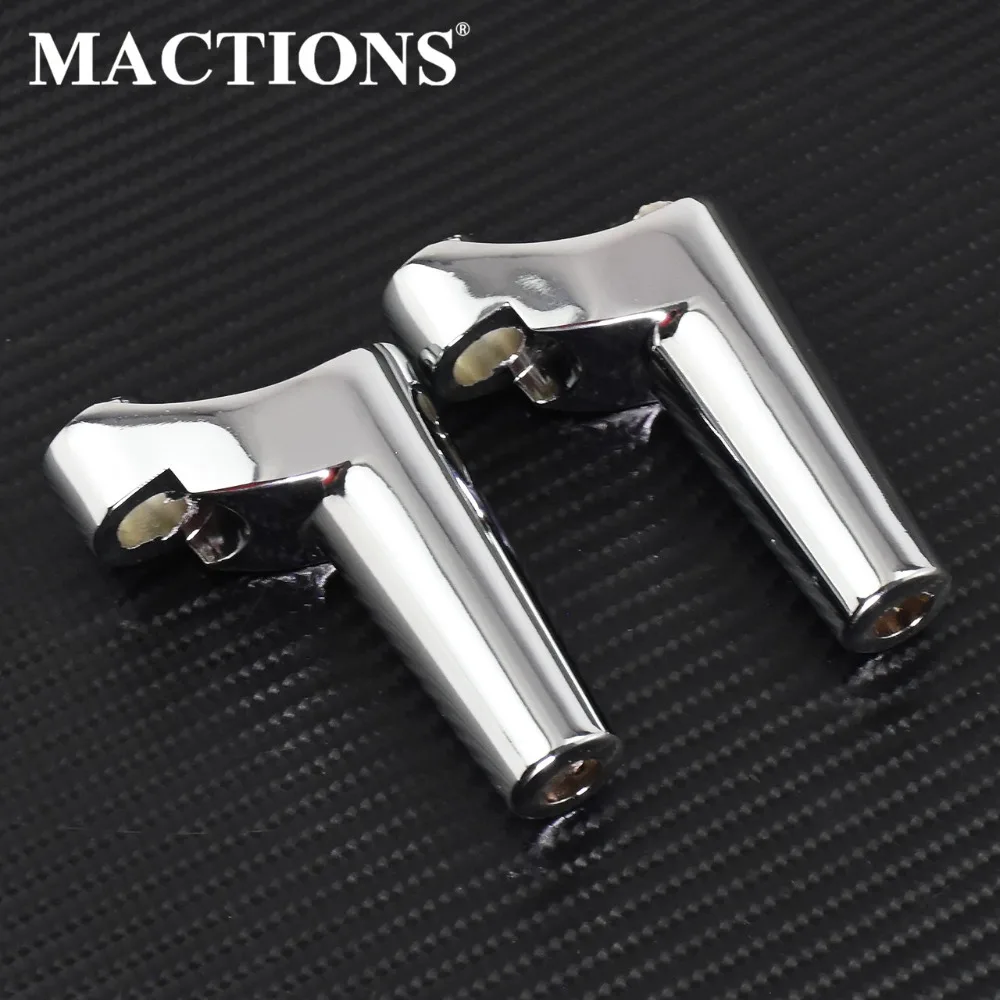 

Motorcycle Front Chrome Turn Signal Mounts Mounts Relocation Bracket Kit For Harley Sportster XL 883 1200 88-Up Dyna FXD