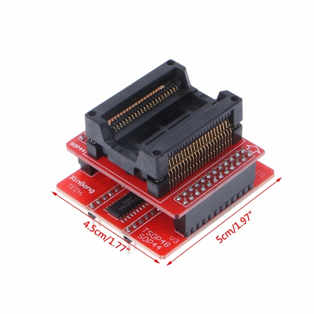 Программатор V3 TSOP48 PSOP44 на DIP40 USB Eprom адаптер для TL866CS TL866A интегральные схемы Прямая